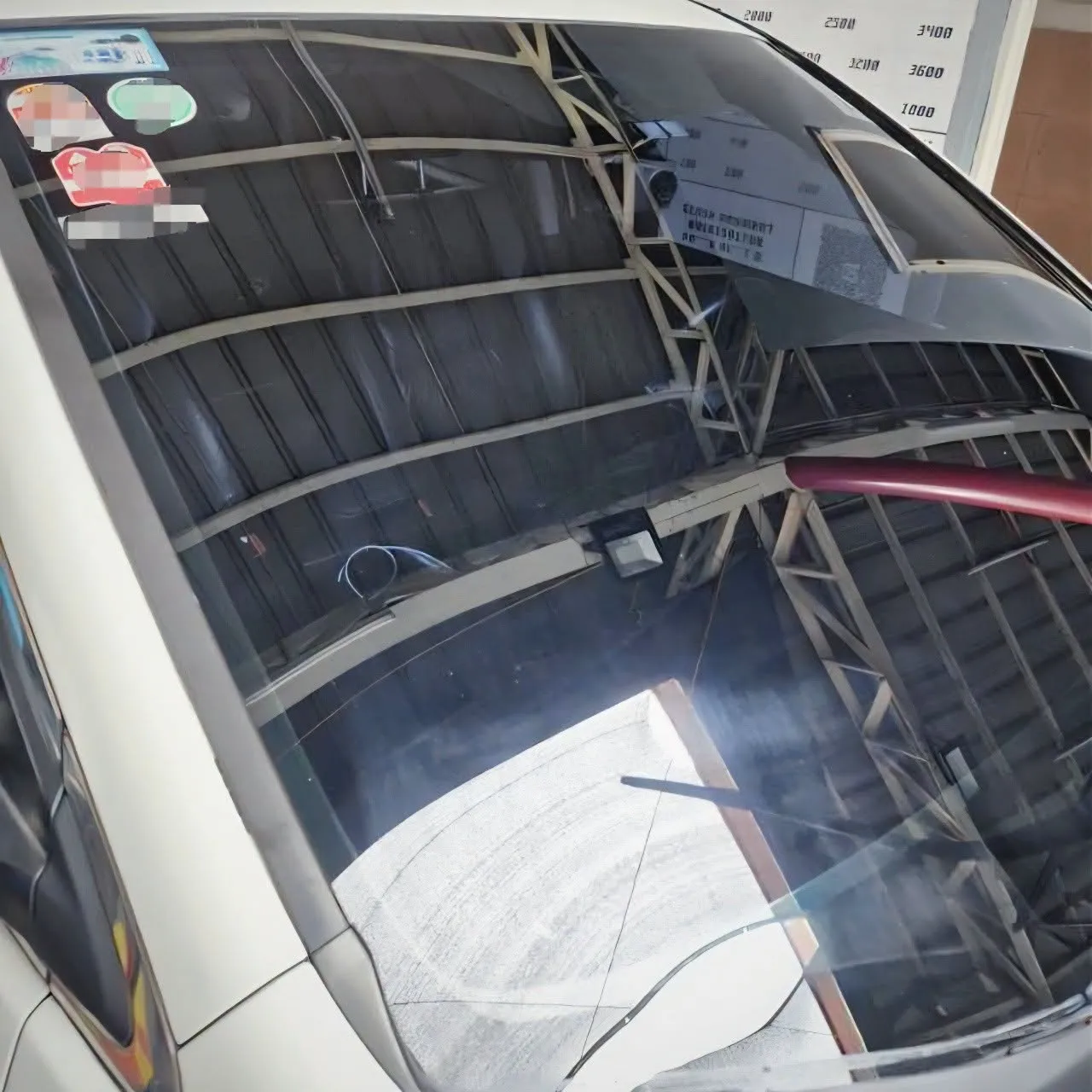 Spotless glass and trim after detailing