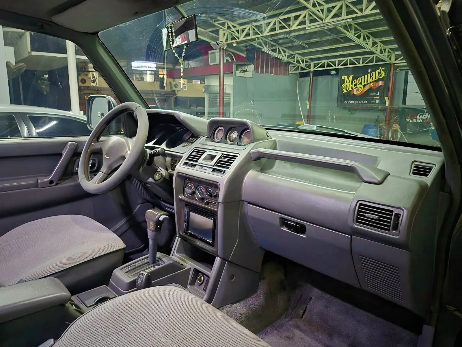 Detailed car with a glossy, clean finish